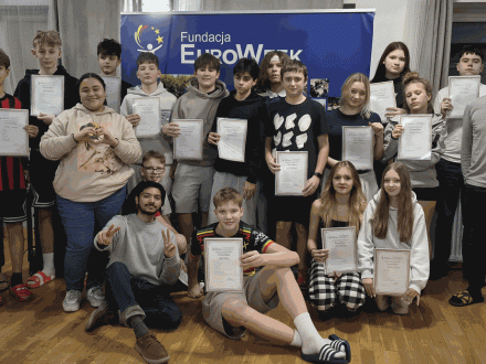 EuroWeek- warsztaty językowe klasy 8f