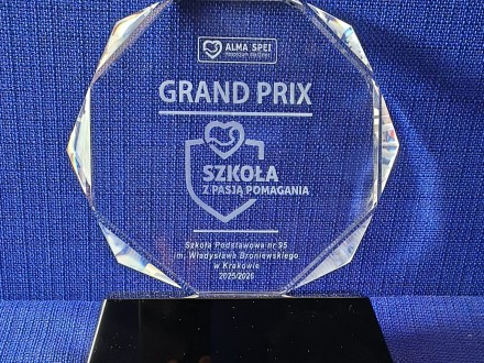 Grand Prix  w programie „Szkoła z Pasją Pomagania” dla SP 95
