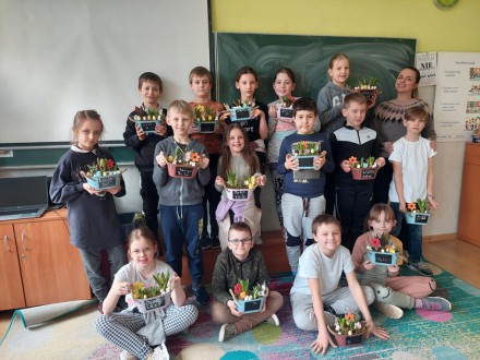 Świąteczne przygotowania w klasie 3c