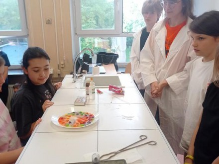 Pokaz doświadczeń w klasie 8c