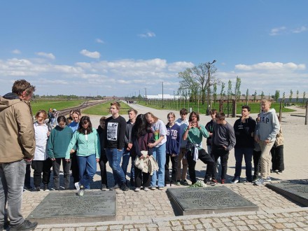 Lekcja historii w Muzeum Auschwitz-Birkenau