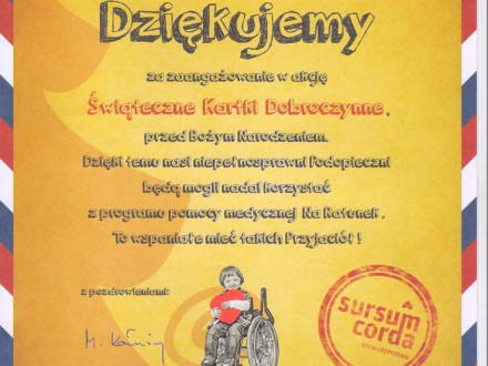 Świąteczne Kartki Dobroczynne 