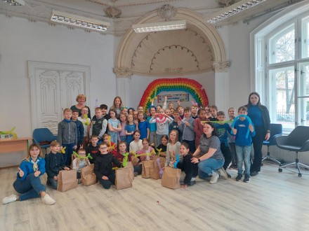 Odwiedziny kl.3c w ukraińskiej szkole