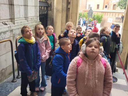 Wycieczka na Wawel klasy 3b