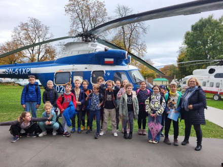 Klasa 3b w Muzeum Lotnictwa