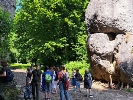 Wycieczka klasy 7d do Ojcowskiego Parku Narodowego
