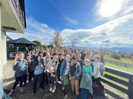 Klasy 5d,5e,5f w Beskidzie Wyspowym 