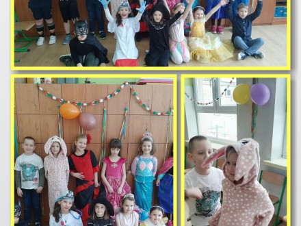 Karnawałowe harce i swawole w klasach I-III