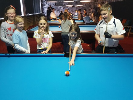 Warsztaty bilarda - klasa 4a