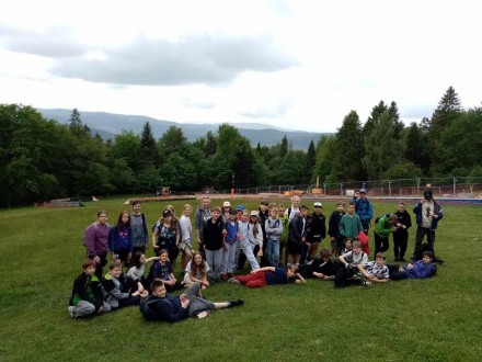 Klasa 5a, 5c i 6b w Beskidzie Sądeckim