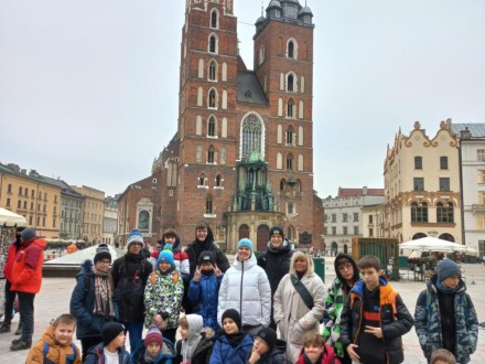 Klasa 6b w Podziemiach Rynku Głównego