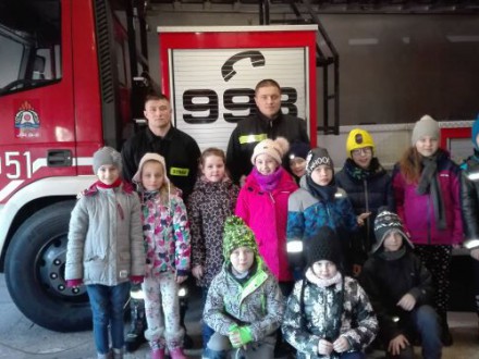 Wizyta w Jednostce Ratowniczo-Gaśniczej
