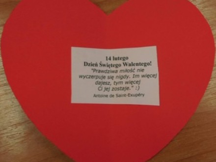 Walentynki w Naszej Szkole