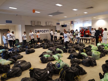 Wolontariusze na Półmaratonie Marzanny