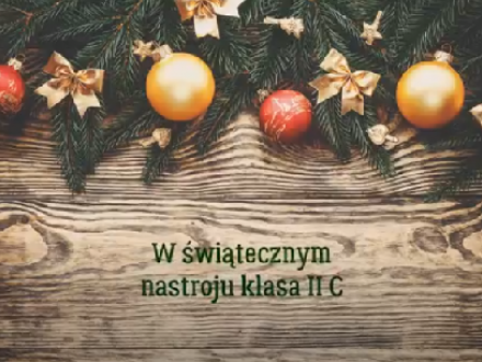 Świąteczna inscenizacja klasy 2c