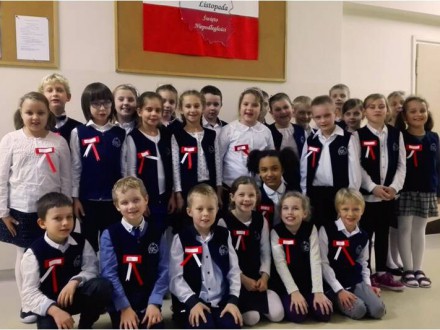 Rocznica odzyskania niepodległości w kl. 1-3