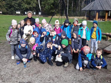 Wycieczka klasy 2d i 2e do Puszczy Niepołomickiej