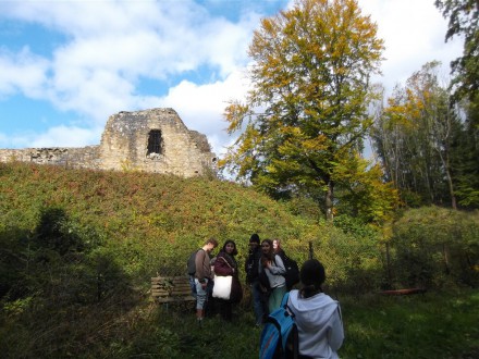 Jesienna wycieczka do Lanckorony klas 8a i 8e