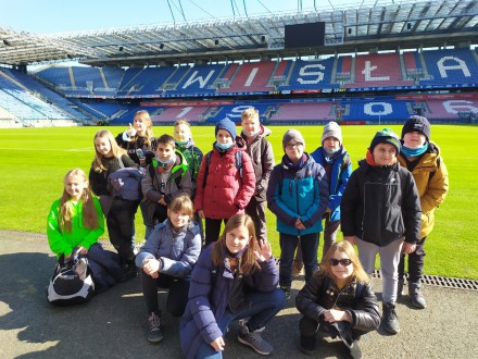 Klasa 4f na stadionie