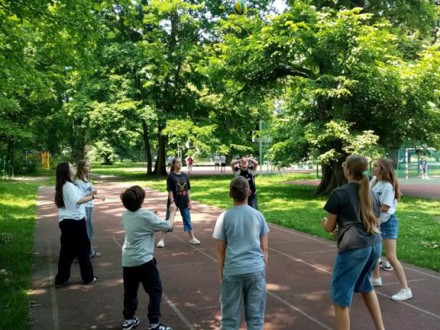 Klasa 6a w Parku Jordana