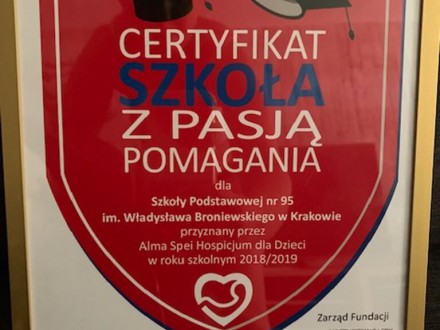 Szkoła z pasją pomagania
