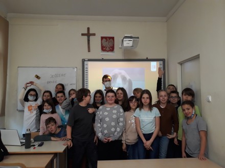 The Largest ( English) Lesson  - wolontariusze AIESEC w naszej szkole