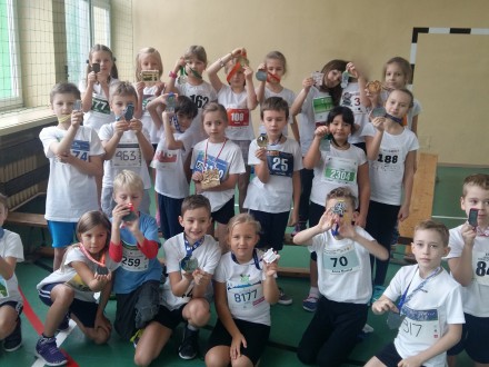 Sportowa lekcja w II c