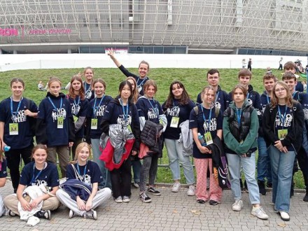 Wolontariusze w Cracovia Półmaratonie