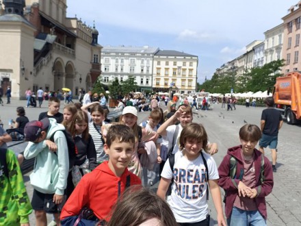 Klasa 5c w magicznym Krakowie