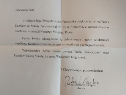 List z Watykanu