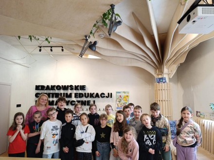 Warsztaty ekologiczne kl.3b w Krakowskim Centrum Edukacji klimatycznej