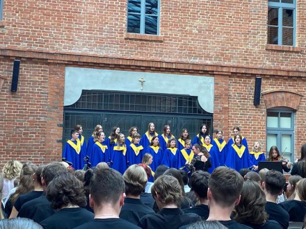 Chór Szkoły Podstawowej nr 95 na XVI Małopolskich Warsztatach Chóralnych