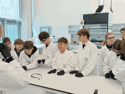 Klasa 7d  w Małopolskim Centrum Nauki Cogiteon.