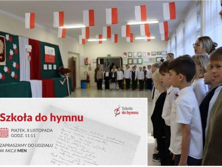 Szkoła do hymnu