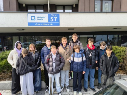 „#Ogarniam życie bo…” – klasa 7f w Bibliotece „Gotyk”