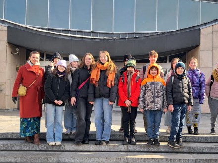 Klasa 6b w Muzeum Sztuki i Techniki Japońskiej Manggha