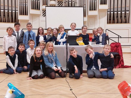 Klasa 2a na koncercie w Filharmonii Krakowskiej