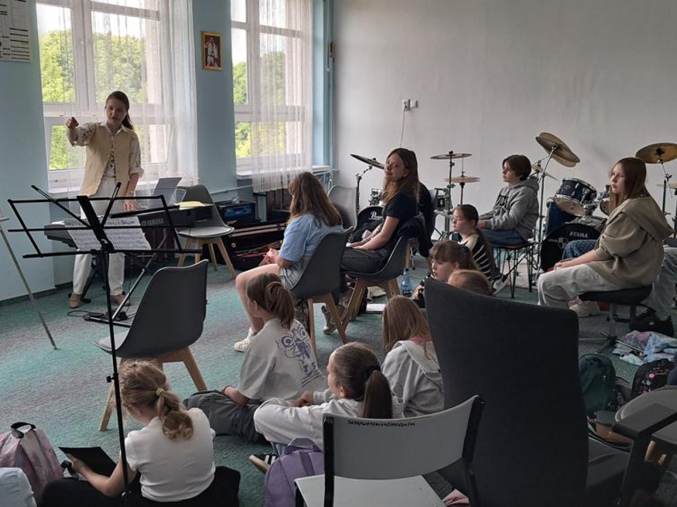 Chór Szkoły Podstawowej nr 95 na XVI Małopolskich Warsztatach Chóralnych