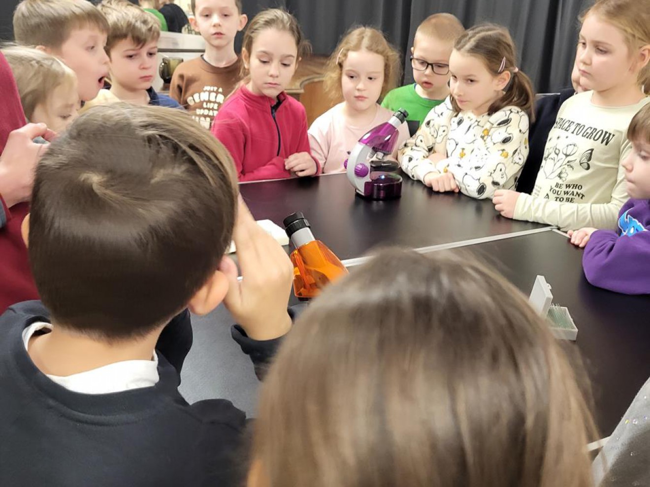 Ciekawostki z życia mrówek- klasa 1 b na warsztatach edukacyjnych w Centrum Młodzieży