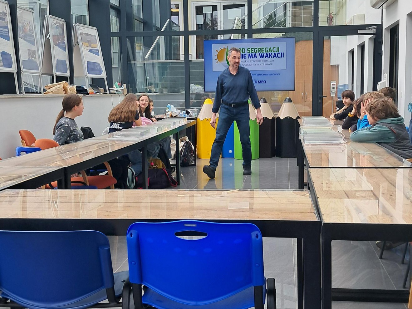 Klasa 6b na warsztatach w MPO