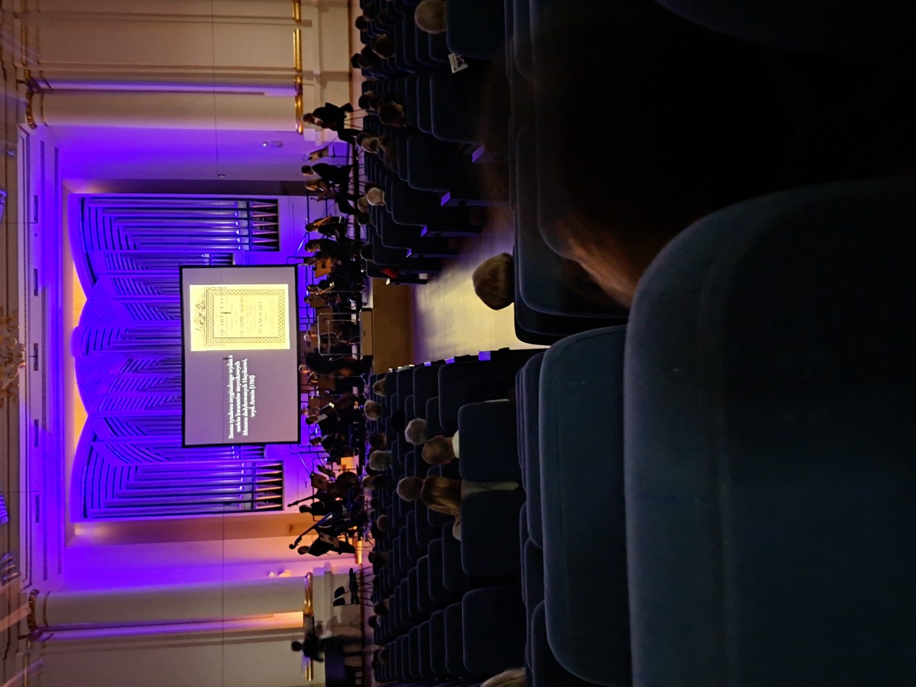 Klasa 7b na koncercie w Filharmonii