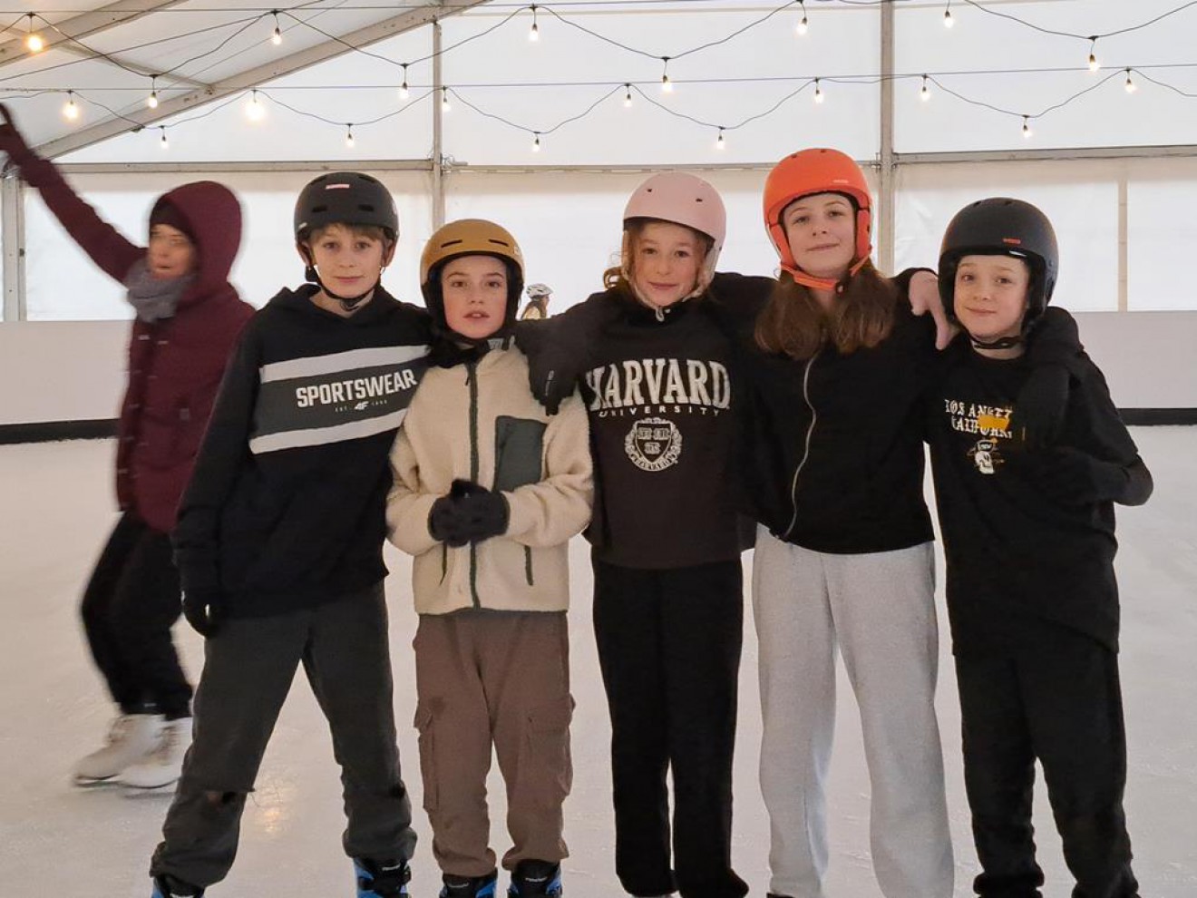 Klasy 5d i 6d na lodowisku