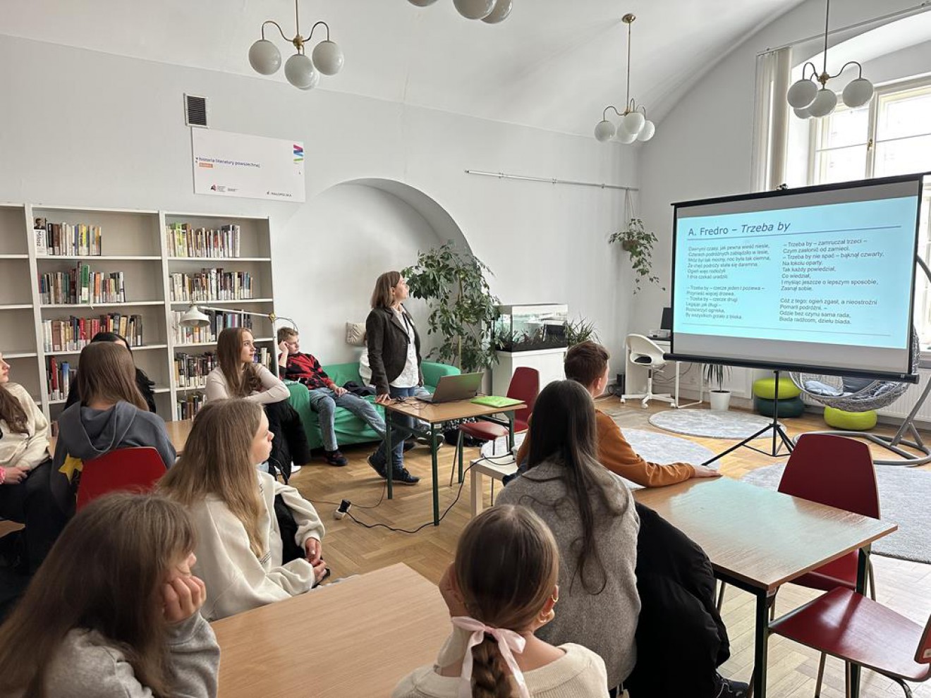 Potyczki fredrowskie  w Wojewódzkiej Bibliotece na Rajskiej