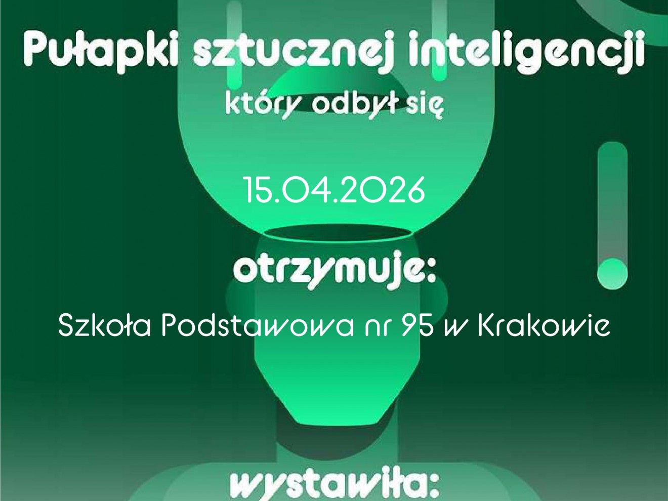 . „Pułapki Sztucznej Inteligencji” webinar w klasie 7b