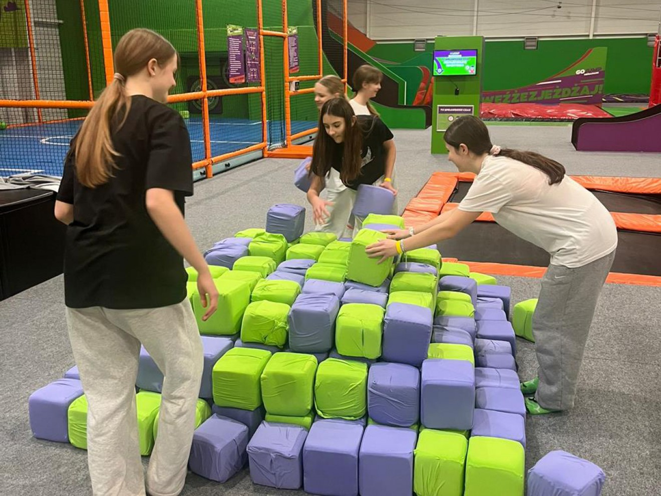 Skacząca matematyka, czyli 7e w Parku Trampolin