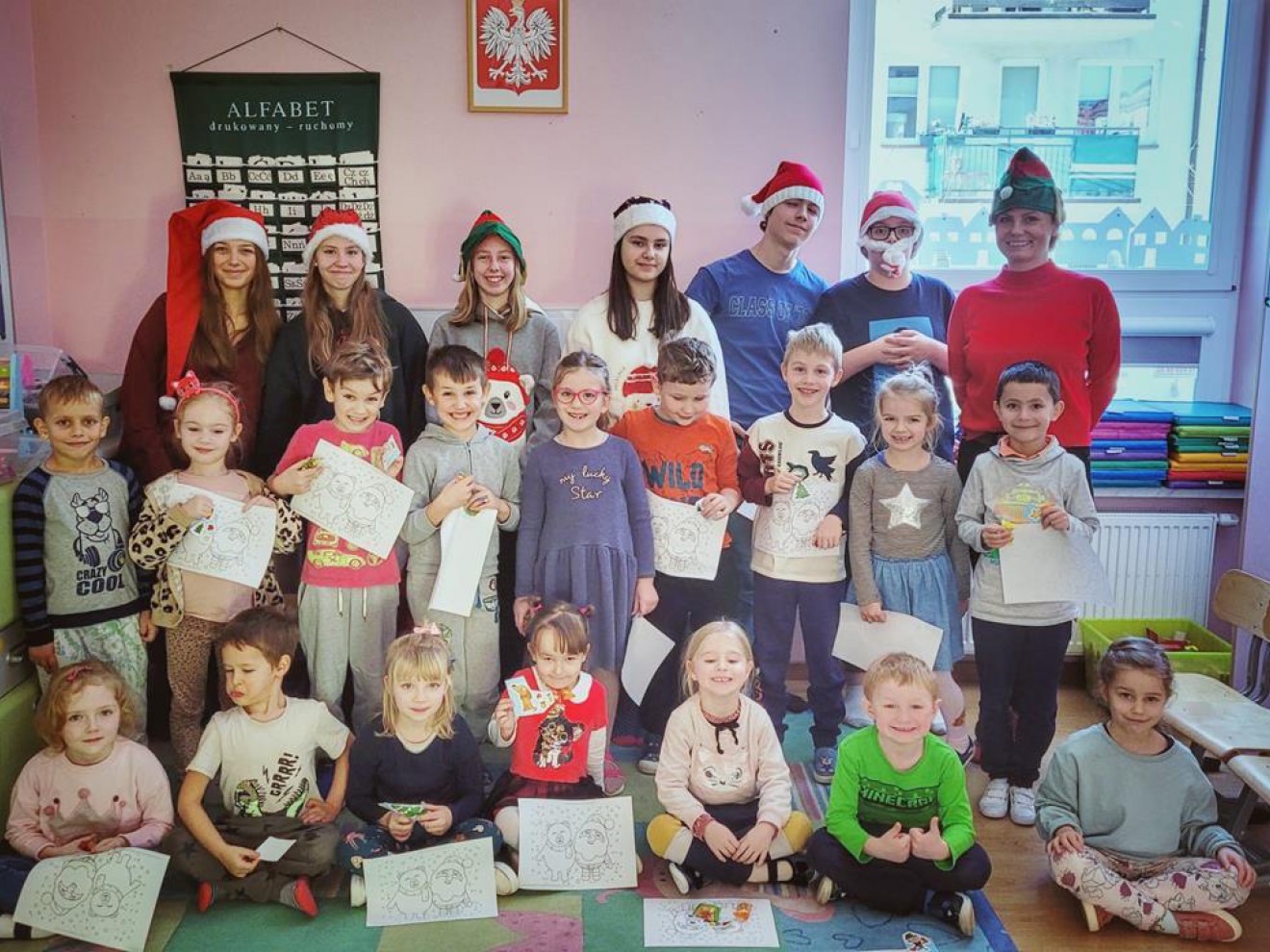 Uczniowie dla Przedszkolaków- lekcja języka angielskiego