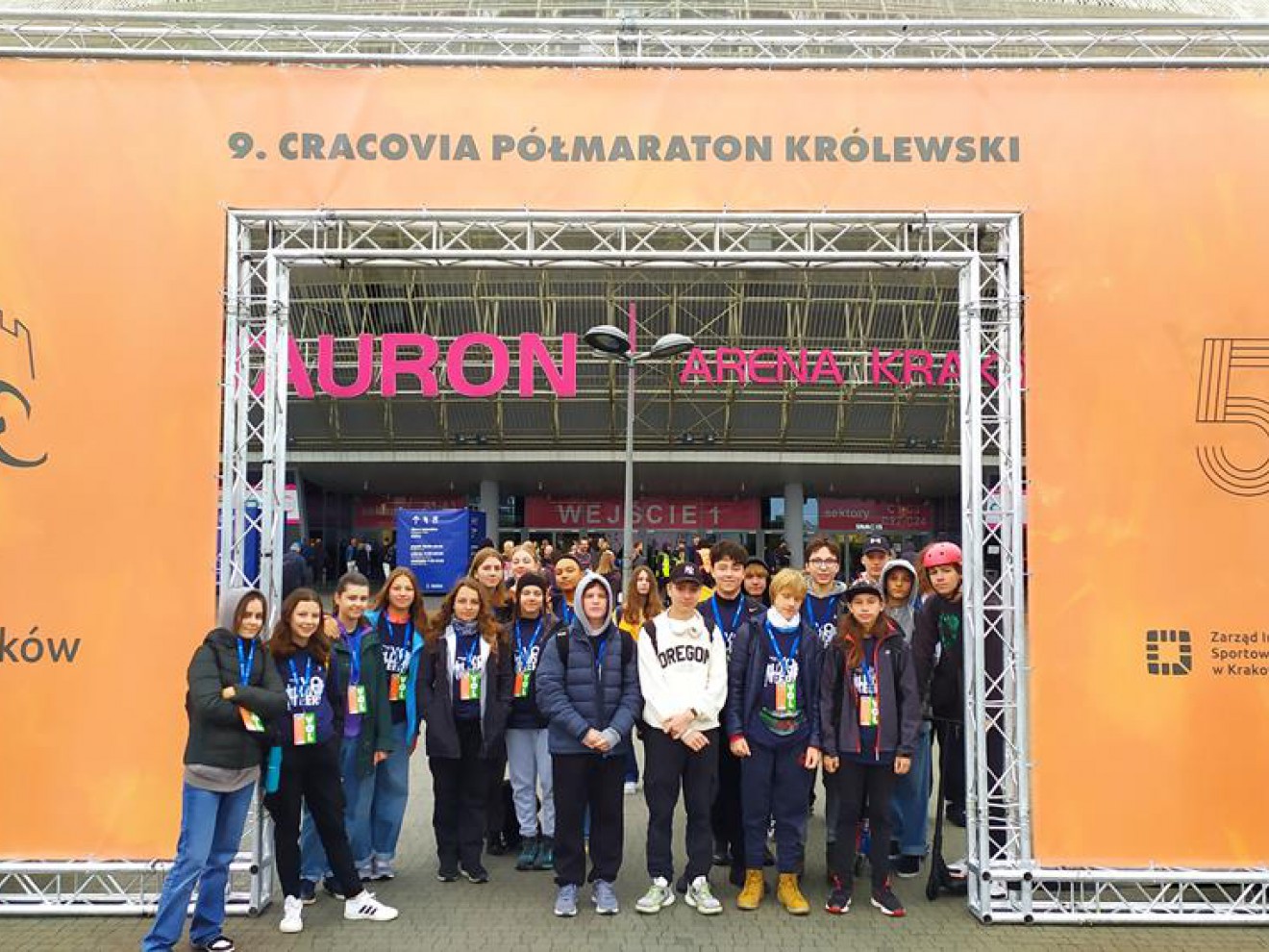 Wolontariusze na Cracovia Półmaratonie Królewskim