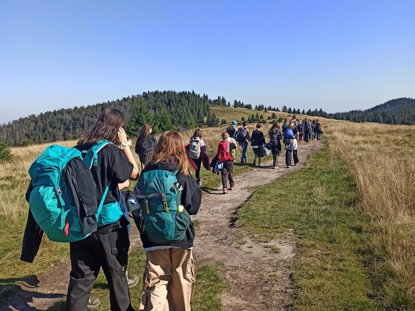 Wycieczka kl. 6e i 7a na Turbacz