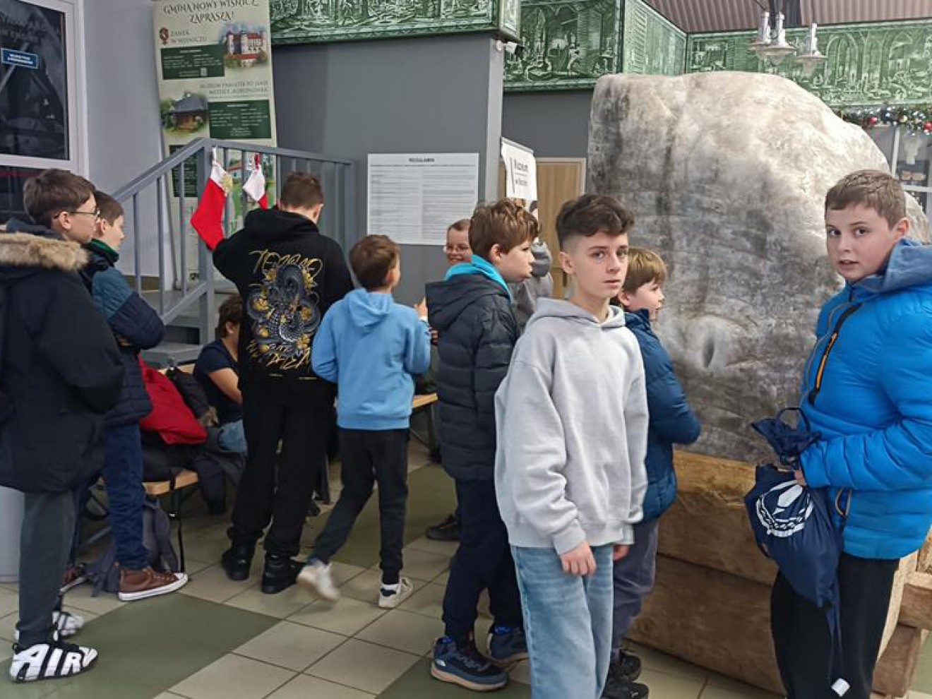 Wycieczka klasy 6d do Kopalni Soli w Bochni.