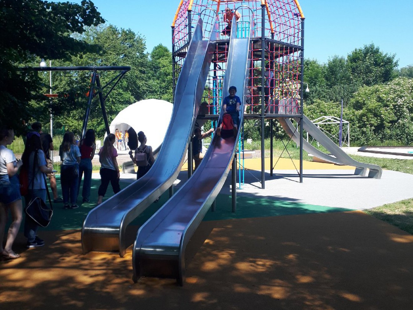 Klasy 7b i 7e w Ogrodzie Doświadczeń